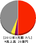 丸田組 損益計算書 2012年3月期