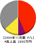 前田塗装 損益計算書 2009年11月期