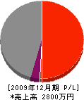 名辺田建設 損益計算書 2009年12月期