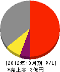 日栄道路 損益計算書 2012年10月期