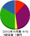 ナカヤマ工業 貸借対照表 2012年10月期