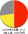 土信田電気 損益計算書 2008年6月期
