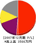 松本塗装店 損益計算書 2007年12月期