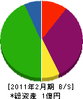 深澤通信工業 貸借対照表 2011年2月期