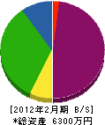 福井コーポレーション 貸借対照表 2012年2月期