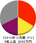 秋島工芸 損益計算書 2010年12月期