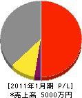 ミヤタケ塗装 損益計算書 2011年1月期