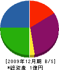 藤原重機興業 貸借対照表 2009年12月期