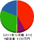 玉田石材店 貸借対照表 2011年12月期