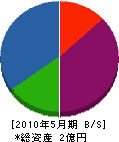 小宮山組 貸借対照表 2010年5月期