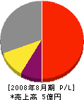 コロコートジャパン 損益計算書 2008年8月期