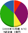 遠藤工務店 貸借対照表 2009年10月期