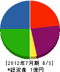 藤田金属 貸借対照表 2012年7月期