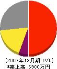 小谷工芸社 損益計算書 2007年12月期