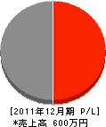 志田謙工務店 損益計算書 2011年12月期