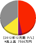 沼田畳内装 損益計算書 2012年12月期