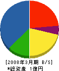 新潟ネオ 貸借対照表 2008年3月期