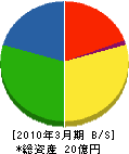 神奈川保健事業社 貸借対照表 2010年3月期
