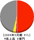 山武コーポレーション 損益計算書 2009年9月期