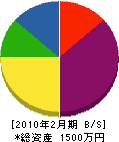 田丸工務所 貸借対照表 2010年2月期