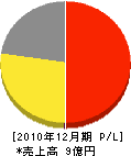 日本都市 損益計算書 2010年12月期