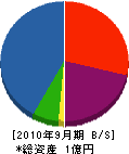 須田木材 貸借対照表 2010年9月期