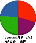 斉藤工業 貸借対照表 2008年5月期