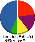 福井ホーチキ 貸借対照表 2012年12月期