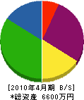 大塚興業 貸借対照表 2010年4月期