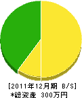 小林建築 貸借対照表 2011年12月期 小林建築 貸借対照表 2011年12月期