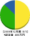 松村工業 貸借対照表 2009年12月期