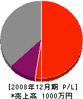 田渕塗装 損益計算書 2008年12月期