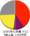 長谷川塗装 損益計算書 2007年12月期