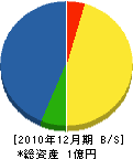 宮尾建設 貸借対照表 2010年12月期