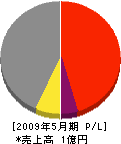 北海道ライン興業 損益計算書 2009年5月期