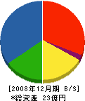 高橋製作所 貸借対照表 2008年12月期
