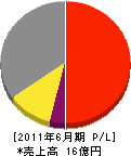 相川管理 損益計算書 2011年6月期
