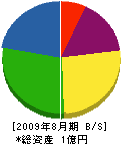湊川工作所 貸借対照表 2009年8月期