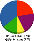 長野サンバンク 貸借対照表 2012年3月期