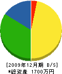 武田内装 貸借対照表 2009年12月期