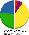 重村工業 貸借対照表 2009年12月期