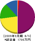 小坂電建 貸借対照表 2009年9月期