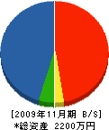 小松 貸借対照表 2009年11月期