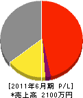松村工務店 損益計算書 2011年6月期