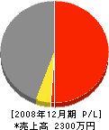 森田重機 損益計算書 2008年12月期