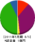 村田建材 貸借対照表 2011年5月期