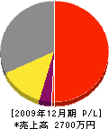 田中電気工事 損益計算書 2009年12月期