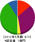 村田建材 貸借対照表 2012年5月期