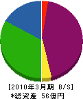 九州電工ホーム 貸借対照表 2010年3月期