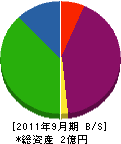 湘南ロード 貸借対照表 2011年9月期
